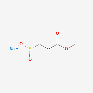 Sodium3-methyoxy-3-oxopropane-1-sulfinate structure, CAS 90030-48-1