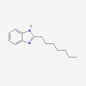 2-Heptylbenzimidazole structure, CAS 5851-15-6