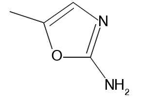 2-Amino-5-methyloxazole structure, CAS 33124-04-8