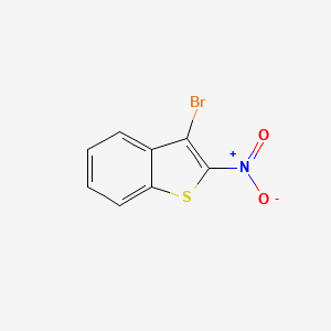 3-bromo-2-nitrobenzo[b]thiophene structure, CAS 17402-78-7