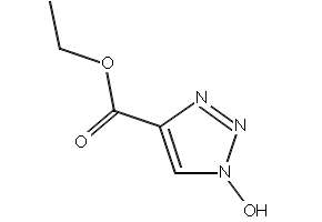 HOCTEthyl1-hydroxy-1H-1,2,3-triazole-4-carboxylate structure, CAS 137156-41-3