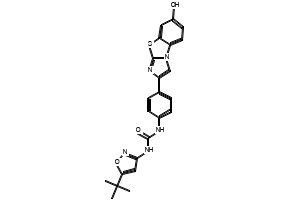 N-(5-tert-Butyl-isoxazol-3-yl)-N'-[4-(7-imidazo[2,1-b][1,3]benzothiazol-2-yl)phenyl]urea structure, CAS 950769-51-4
