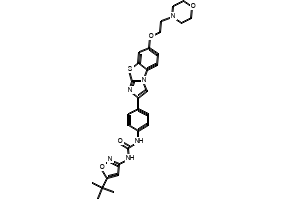 2-(4-Aminophenyl)-7-(2-morpholin-4-yl-ethoxy)imidazo[2,1-b]-[1,3]benzothiazole structure, CAS 950769-61-6