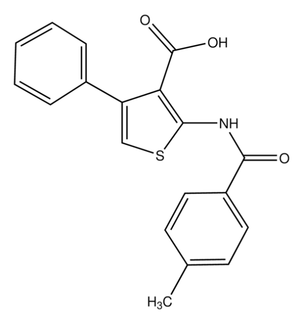 4-(2-methylbenzamido)benzoicacid structure, CAS 108166-22-9