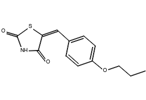 5-(4-fluorobenzyl)thiazolidine-2,4-dione structure, CAS 291536-42-0