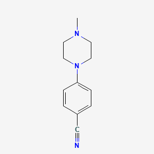 4-(4-methylpiperazin-1-yl)benzonitrile structure, CAS 34334-28-6