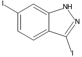 3,6-diiodo-1H-indazole structure, CAS 319472-78-1