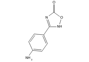 3-(4-aminophenyl)-1,2,4-oxadiazol-5(4H)-one structure, CAS 864680-71-7