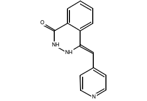 4-(pyridin-4-ylmethyl)phthalazin-1(2H)-one structure, CAS 107558-48-5