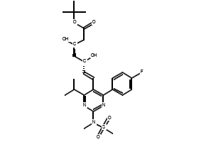 4-(4-Fluorophenyl)-6-isopropyl-2-[(methanesulfonyl)methylamino]pyrimidine-5-carboxylicacidethylester structure, CAS 147118-30-7