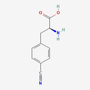 (S)-2-amino-3-(4-cyanophenyl)propanoicacid structure, CAS 167479-78-9