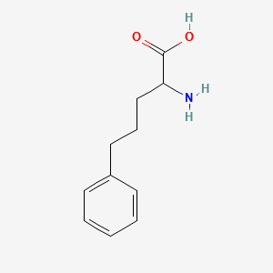 (R)-2-amino-5-phenylpentanoicacid structure, CAS 2046-19-7