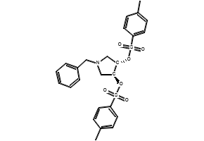 (3S,4S)-1-benzylpyrrolidine-3,4-diol structure, CAS 90365-74-5