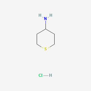 tetrahydro-2H-thiopyran-4-aminehydrochloride structure, CAS 21926-001-1