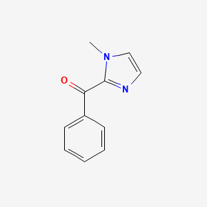 Methanone,(1-methyl-1H-imidazol-2-yl)phenyl- structure, CAS 30148-17-5