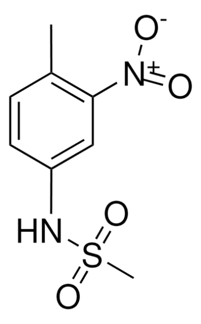 4'-METHYL-3'-NITROMETHANESULFONANILIDE structure, CAS 80259-08-1