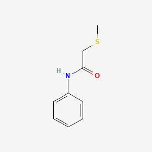 Acetamide,2-(methylthio)-N-phenyl- structure, CAS 10156-36-2