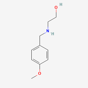 Ethanol,2-[[(4-methoxyphenyl)methyl]amino]- structure, CAS 64834-63-5
