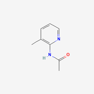 N-(3-methylpyridin-2-yl)acetamide structure, CAS 7463-30-1