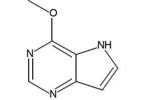 4-methoxy-5H-pyrrolo[3,2-d]pyrimidine structure, CAS 144216-57-9