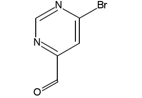 5-bromopyrimidine-4-carbaldehyde structure, CAS 933746-26-0