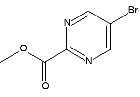 methyl5-bromopyrimidine-2-carboxylate structure, CAS 89581-38-4