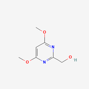 2-pyrimidinemethanol,4,6-dimethoxy- structure, CAS 125966-88-3