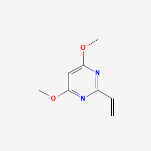 pyrimidine,2-ethenyl-4,6-dimethoxy- structure, CAS 850234-80-9