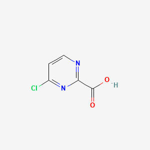 4-chloropyrimidine-2-carboxylicacid structure, CAS 944901-20-6