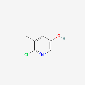 2-Chloro-5-hydroxy-3-methylpyrdine structure, CAS 54232-03-0