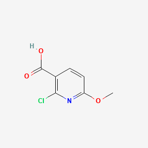 2-chloro-6-methoxynicotinicacid structure, CAS 503000-87-1