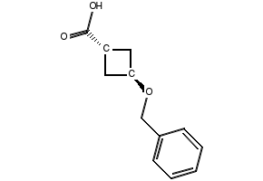 trans-3-Benzyloxycyclobutanecarboxylicacid structure, CAS 84182-48-9