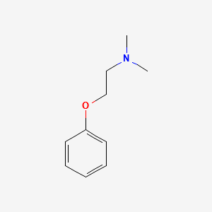 N,N-dimethyl-2-phenoxyethanamine structure, CAS 13468-02-5