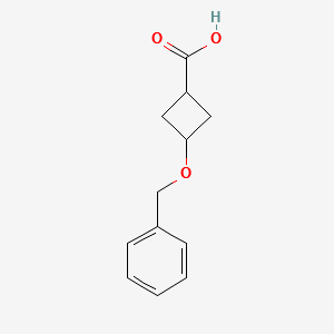 cis-3-Benzyloxycyclobutanecarboxylicacid structure, CAS 84182-47-8