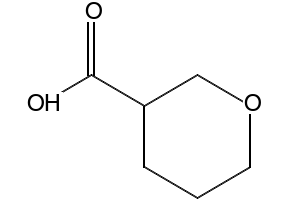 tetrahydro-2H-pyran-3-carboxylicacid structure, CAS 873397-34-3