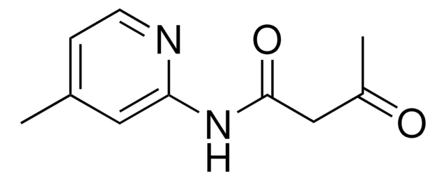 N-(4-methylpyridin-2-yl)-3-oxobutanamide structure, CAS 16867-45-1