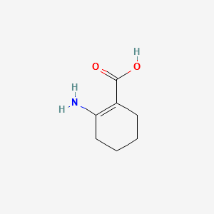 2-aminocyclohex-1-enecarboxylicacid structure, CAS 277305-66-5