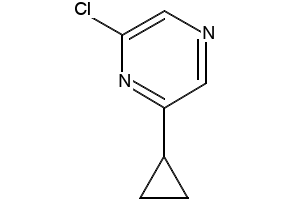 2-chloro-6-cyclopropylpyrazine structure, CAS 1209457-99-7