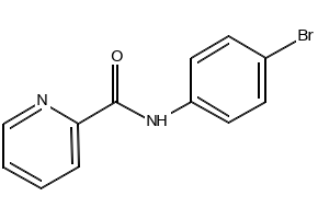 N-(4-bromophenyl)picolinamide structure, CAS 14547-73-0