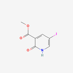 methyl2-hydroxy-5-iodonicotinate structure, CAS 116387-40-7