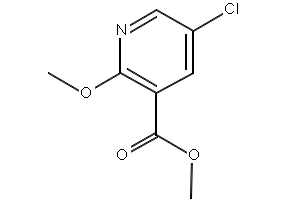 methyl5-chloro-2-methoxynicotinate structure, CAS 82060-51-3