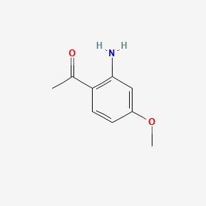 1-(2-amino-4-methoxyphenyl)ethanone structure, CAS 42465-53-2