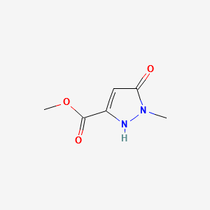 5-Hydroxy-1-methyl-1H-pyrazole-3-carboxylicacidethylester structure, CAS 51985-95-6
