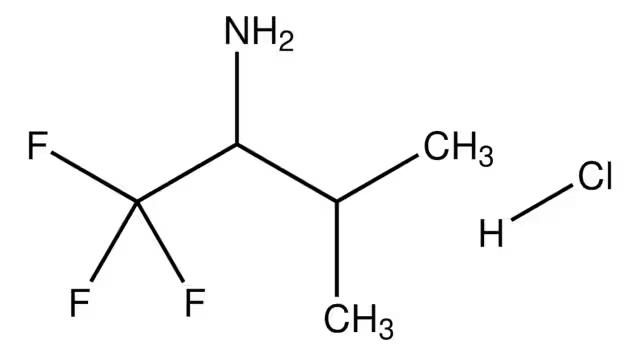 2-Methyl-1-trifluoromethyl-propylamine structure, CAS 1582-18-9