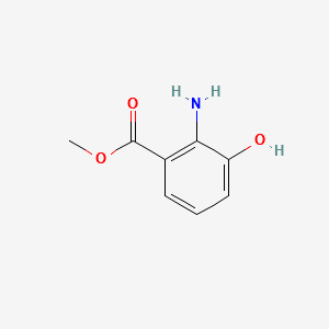 methyl2-amino-3-hydroxybenzoate structure, CAS 17672-21-8