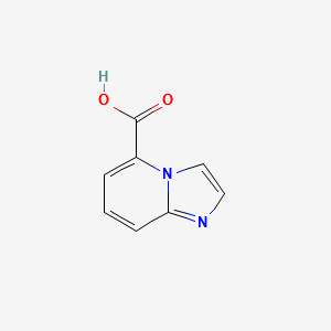 Imidazo[1,2-a]pyridine-5-carboxylicacid structure, CAS 479028-72-3