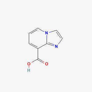 Imidazo[1,2-a]pyridine-8-carboxylicacid structure, CAS 133427-08-4
