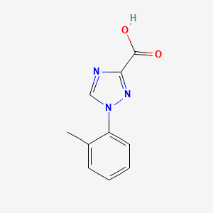 1-o-tolyl-1H-1,2,4-triazole-3-carboxylicacid structure, CAS 1245644-79-4