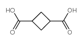 Cyclobutane-1,3-dicarboxylicacid structure, CAS 2398-16-5
