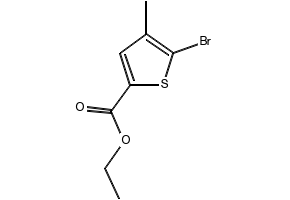 isopropyl4-bromo-5-methylthiophene-2-carboxylate structure, CAS 237385-21-6